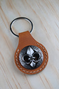 The Fleur-de-Lis Medallion Keychain