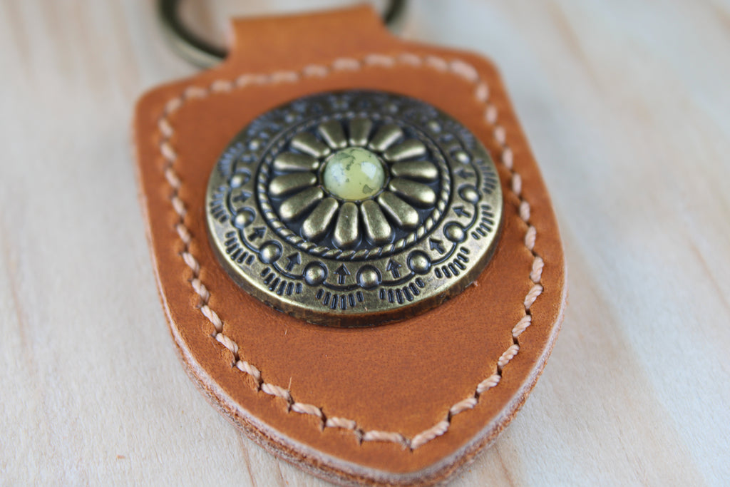 The Sunburst Concho Keychain