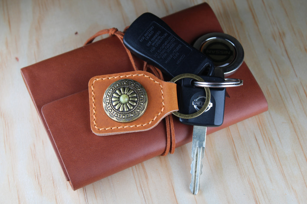 The Sunburst Concho Keychain