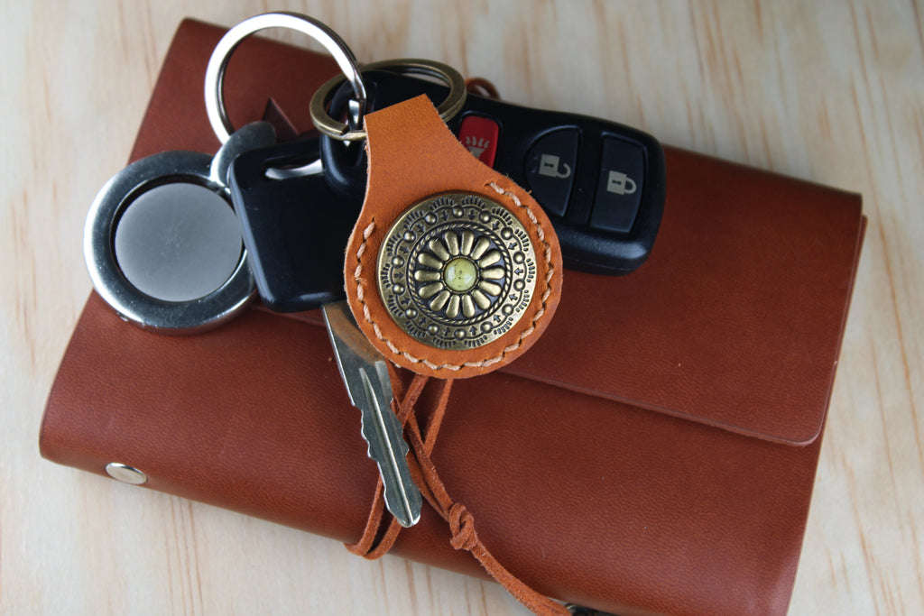 The Sunburst Concho Keychain