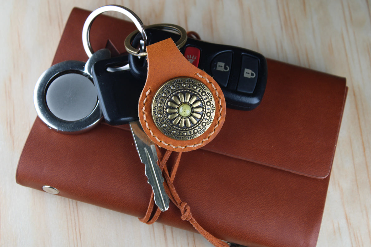 The Sunburst Concho Keychain