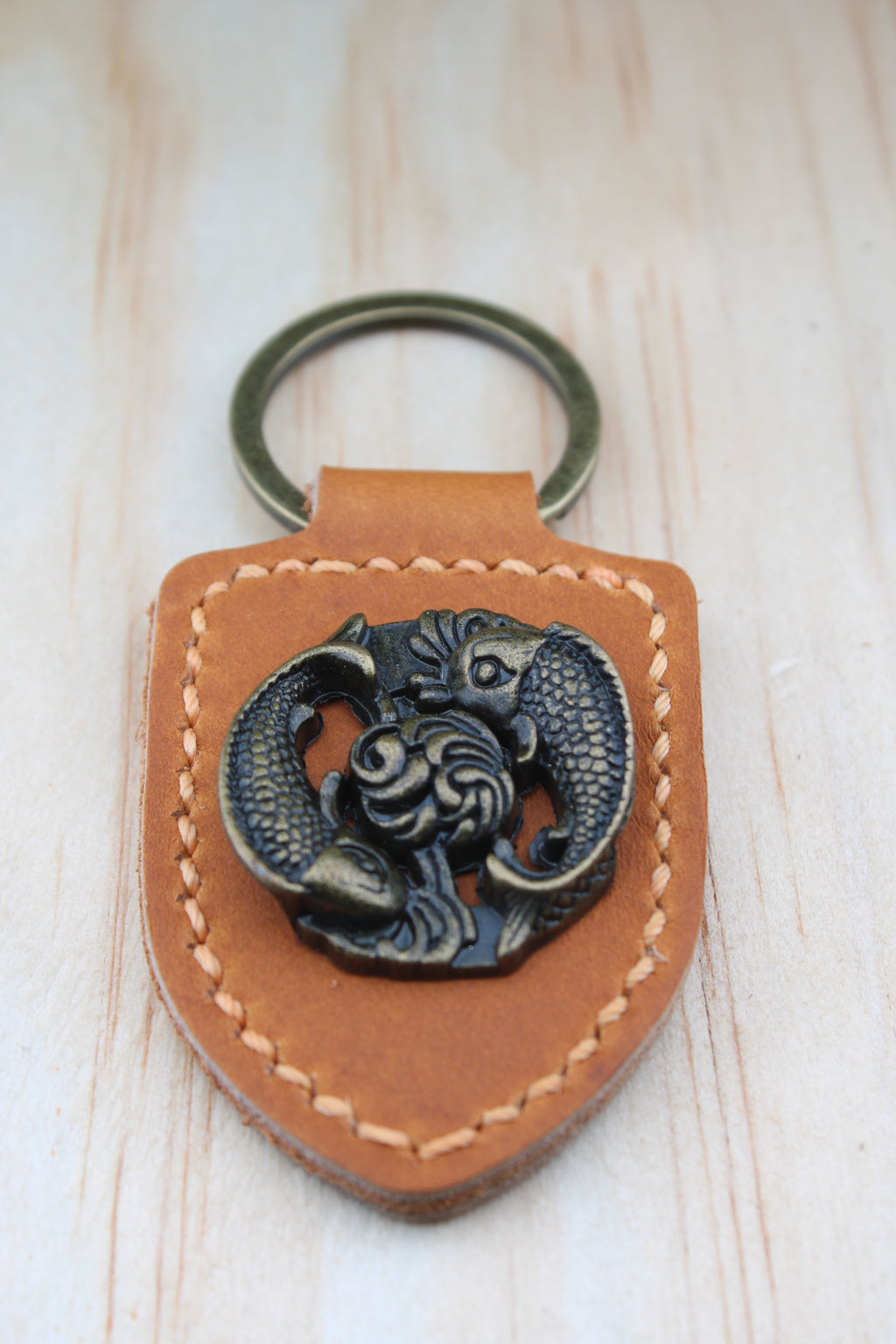 The Koi Fish Concho Keychain