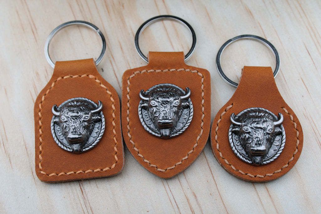 The Buffalo Concho Keychain