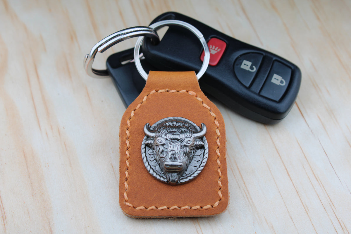 The Buffalo Concho Keychain