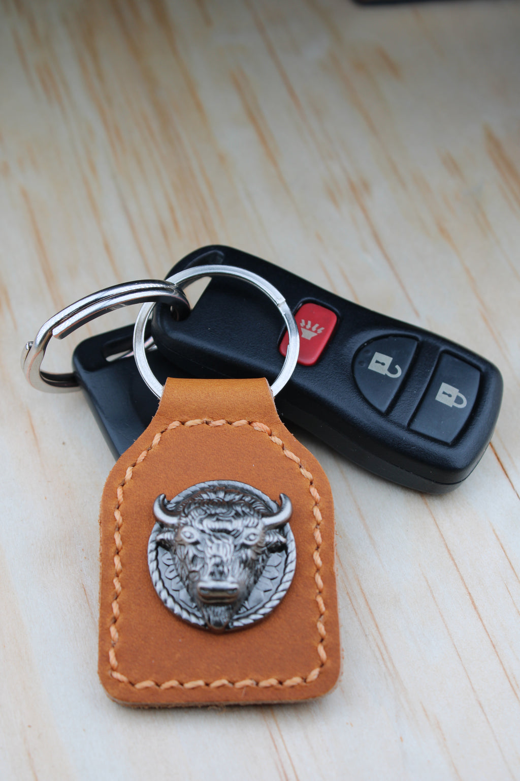 The Buffalo Concho Keychain
