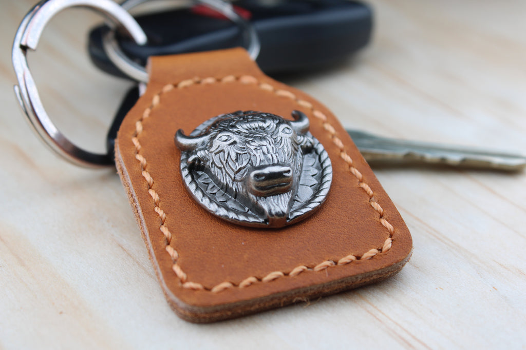 The Buffalo Concho Keychain