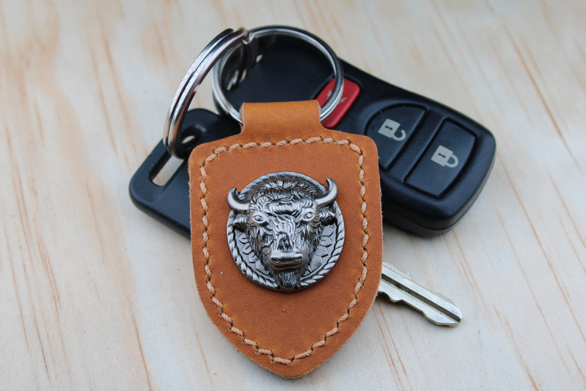 The Buffalo Concho Keychain