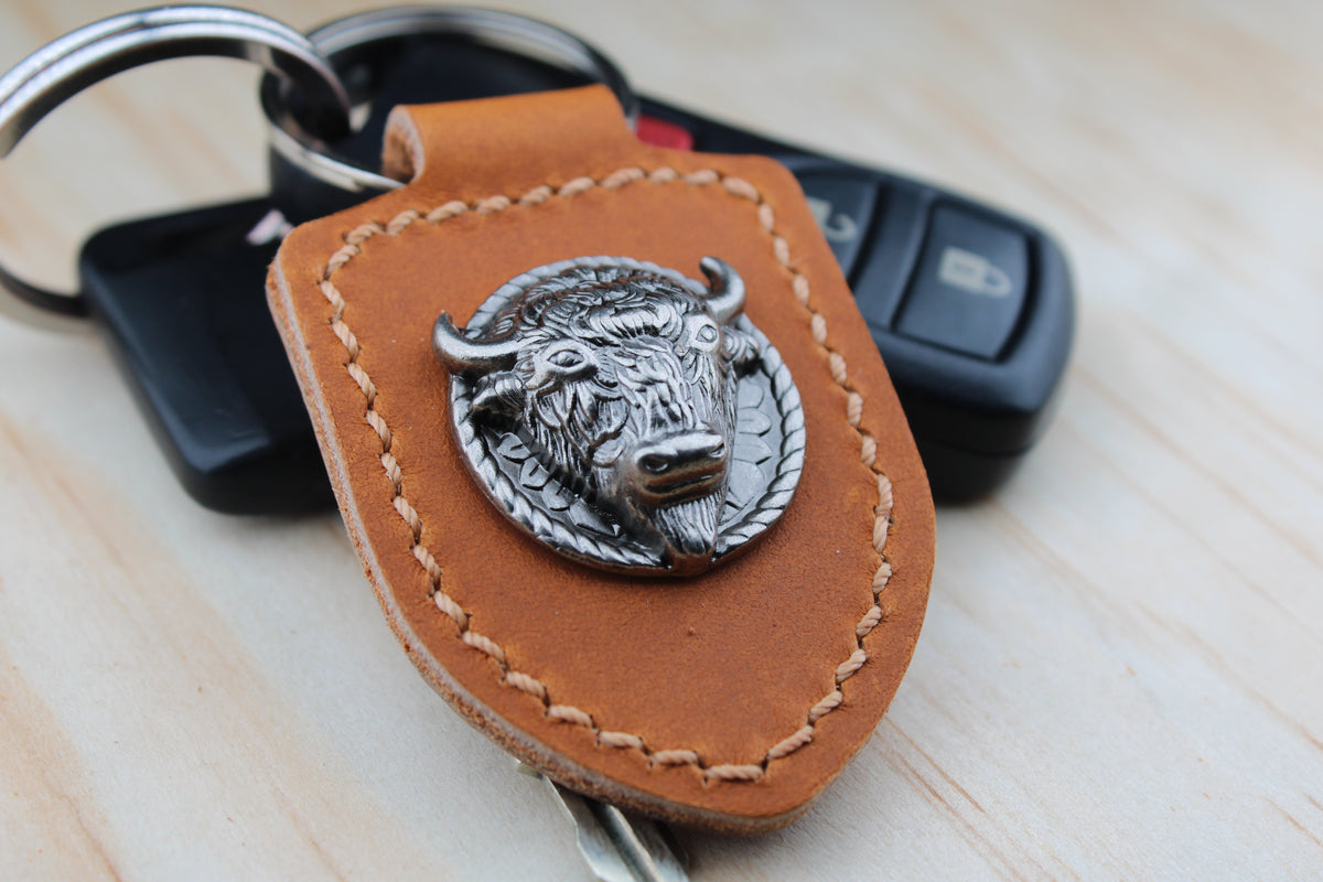 The Buffalo Concho Keychain