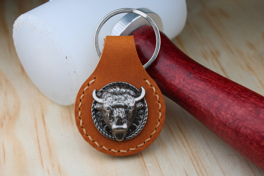 The Buffalo Concho Keychain