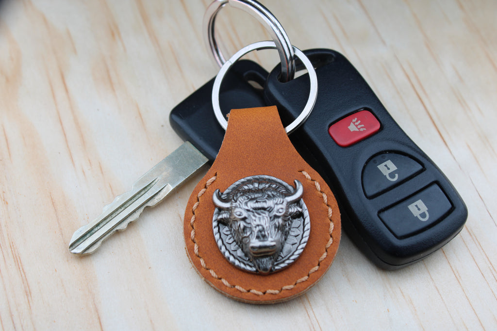 The Buffalo Concho Keychain