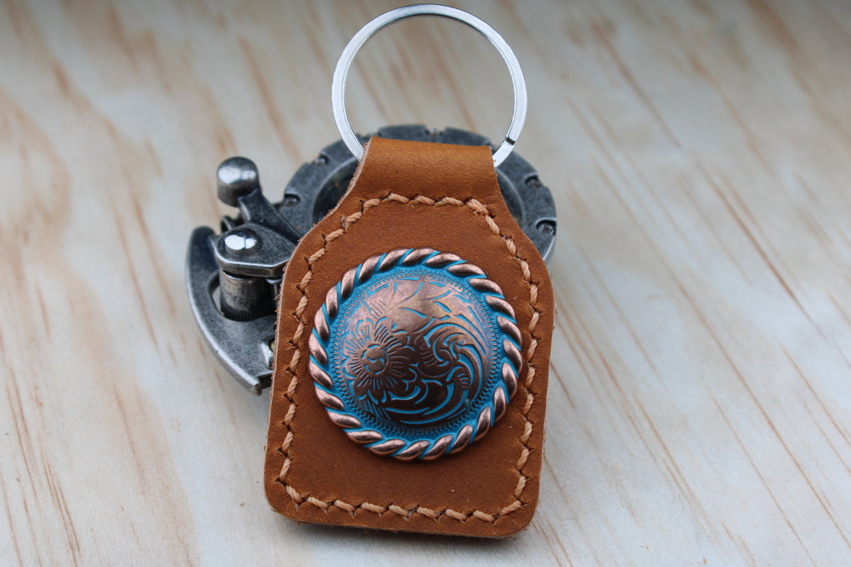 The Wave Concho Keychain