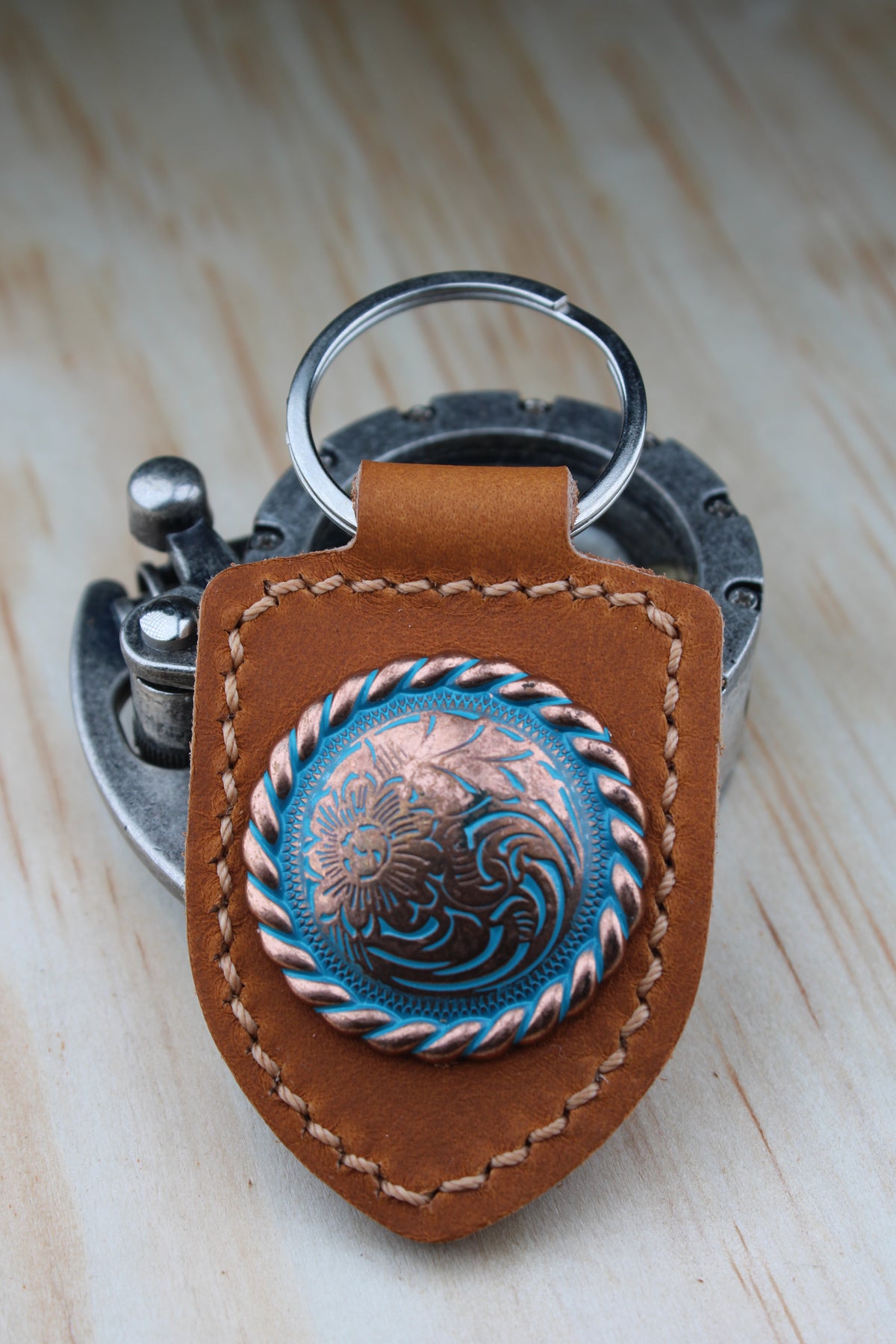 The Wave Concho Keychain