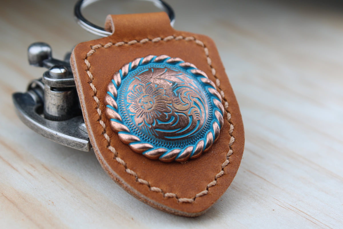 The Wave Concho Keychain