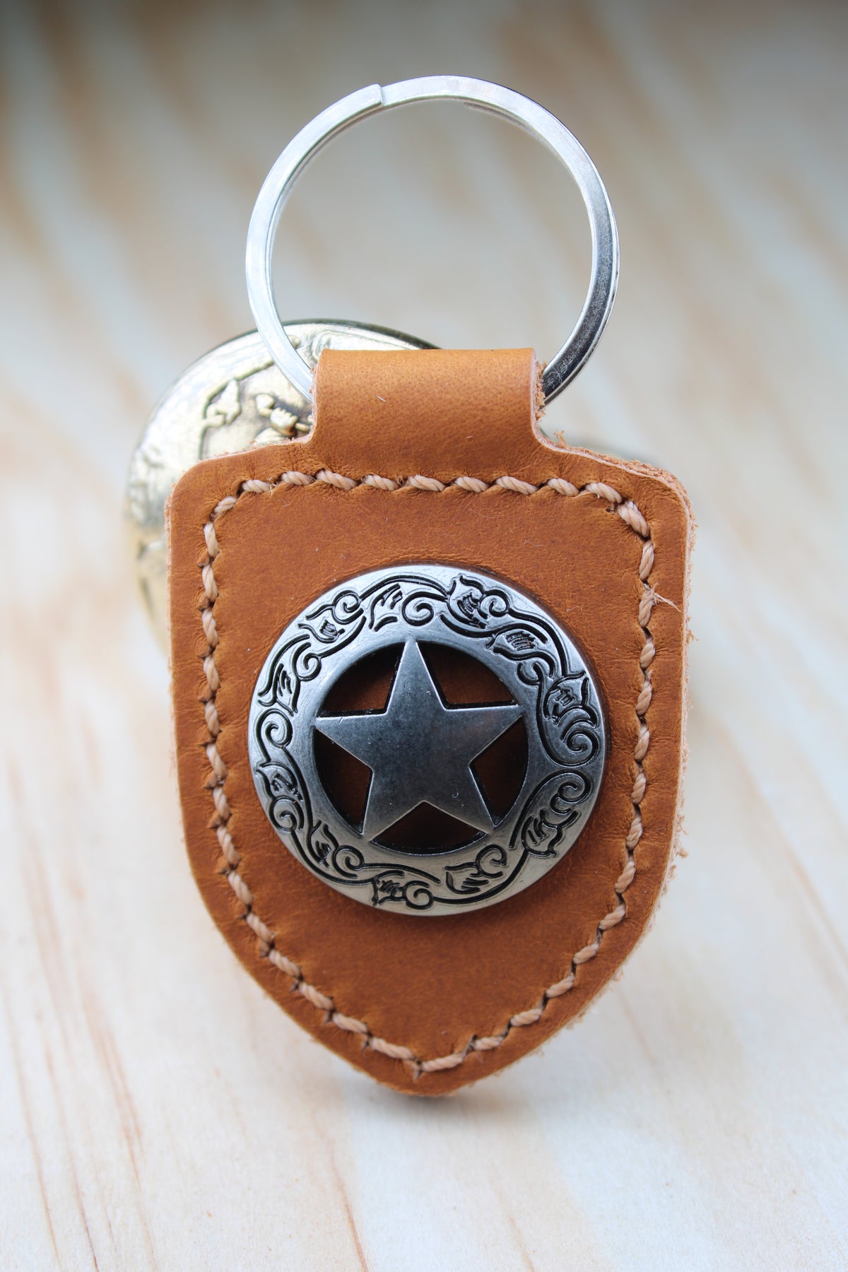 The Small Star Concho Keychain