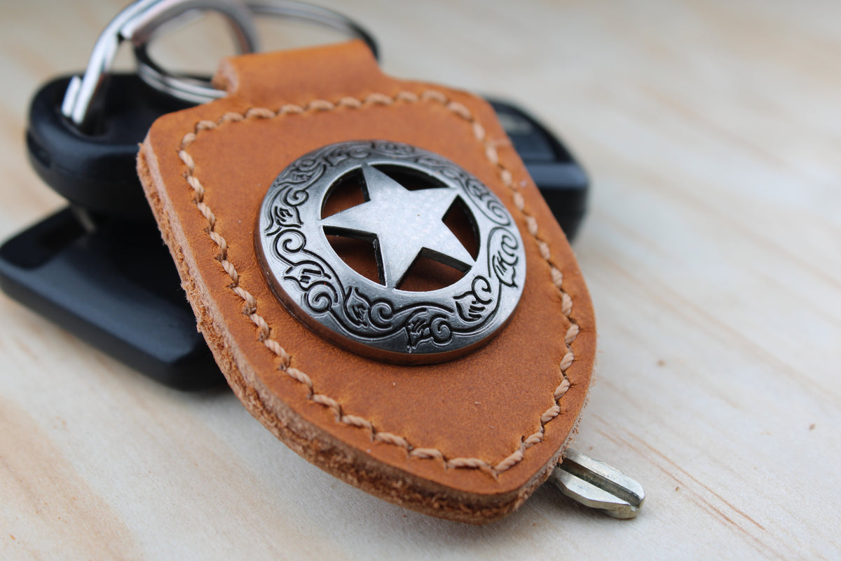 The Small Star Concho Keychain