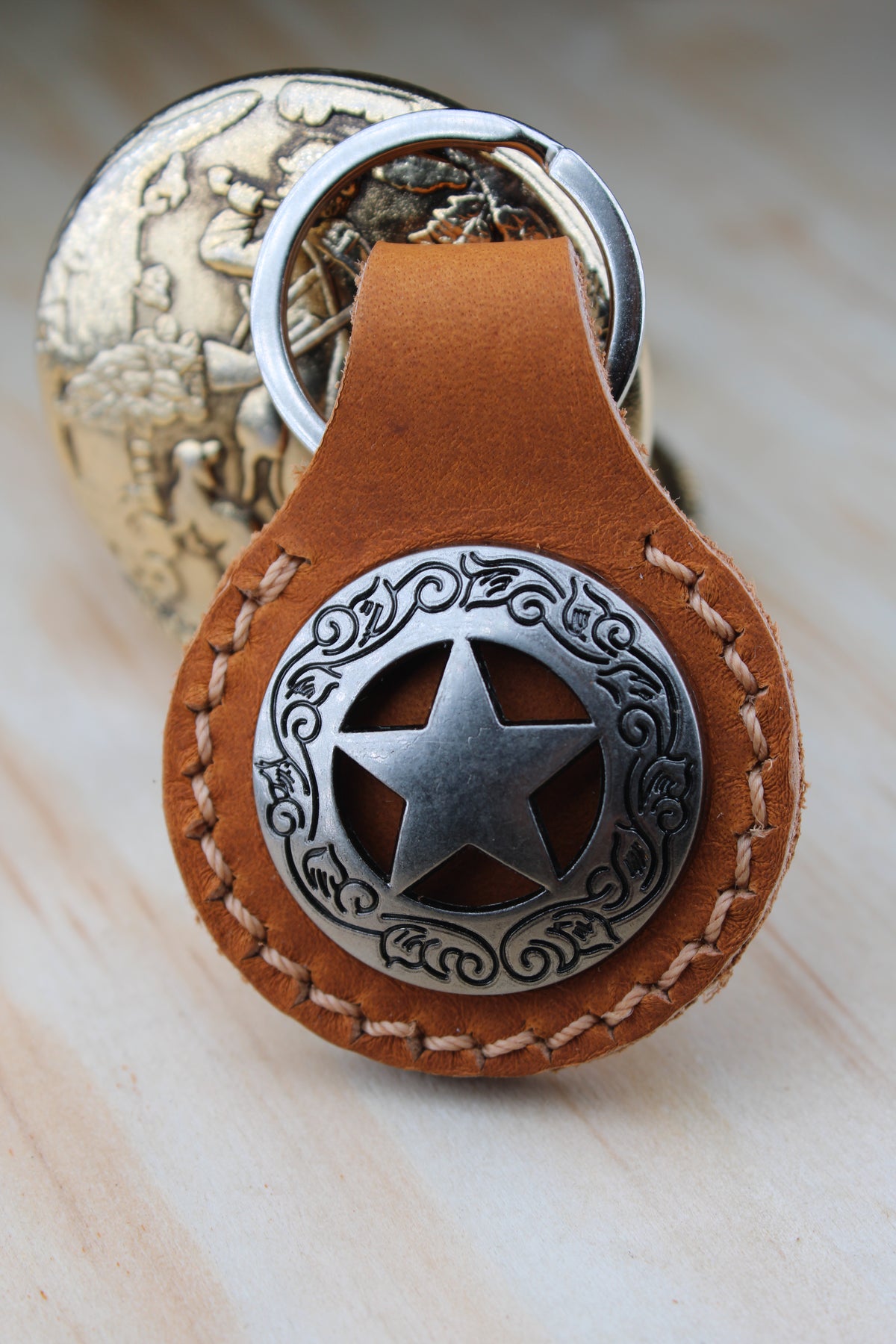 The Small Star Concho Keychain