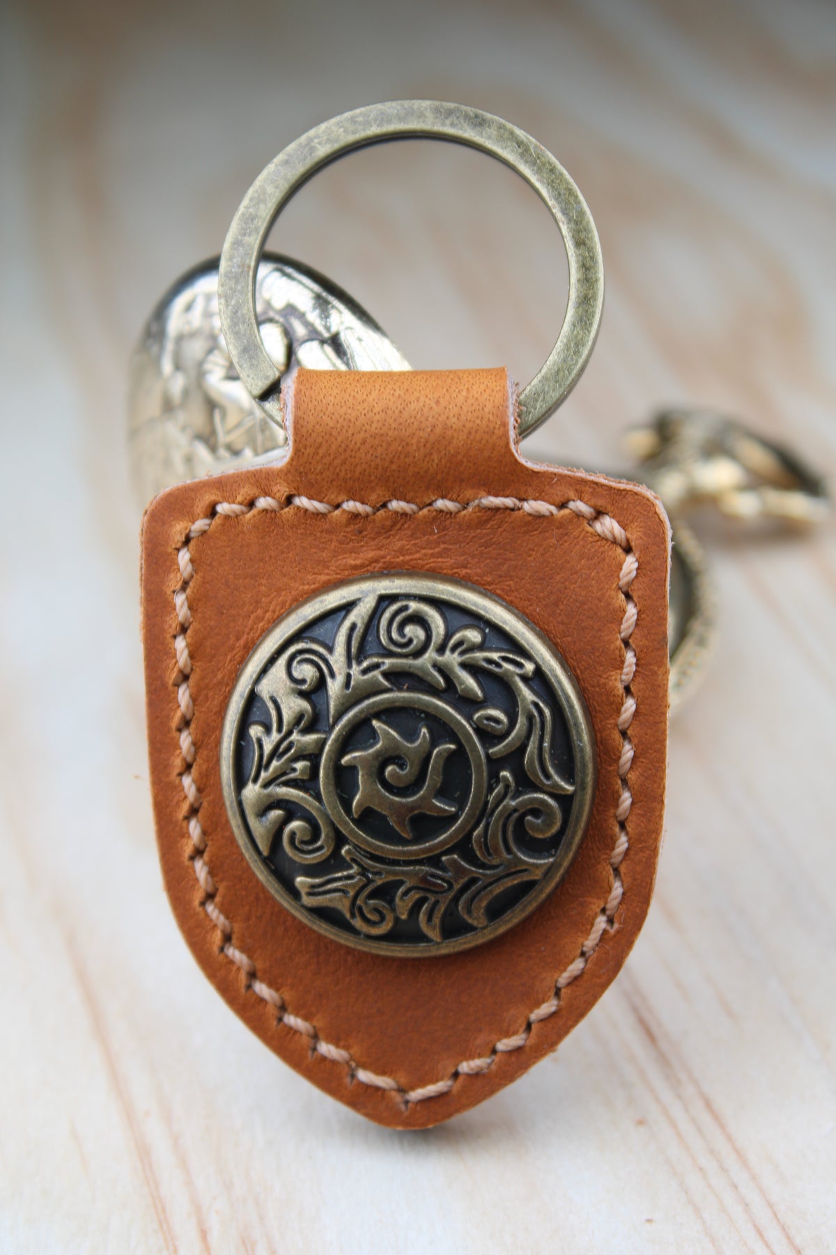 The Scrollwork Keychain