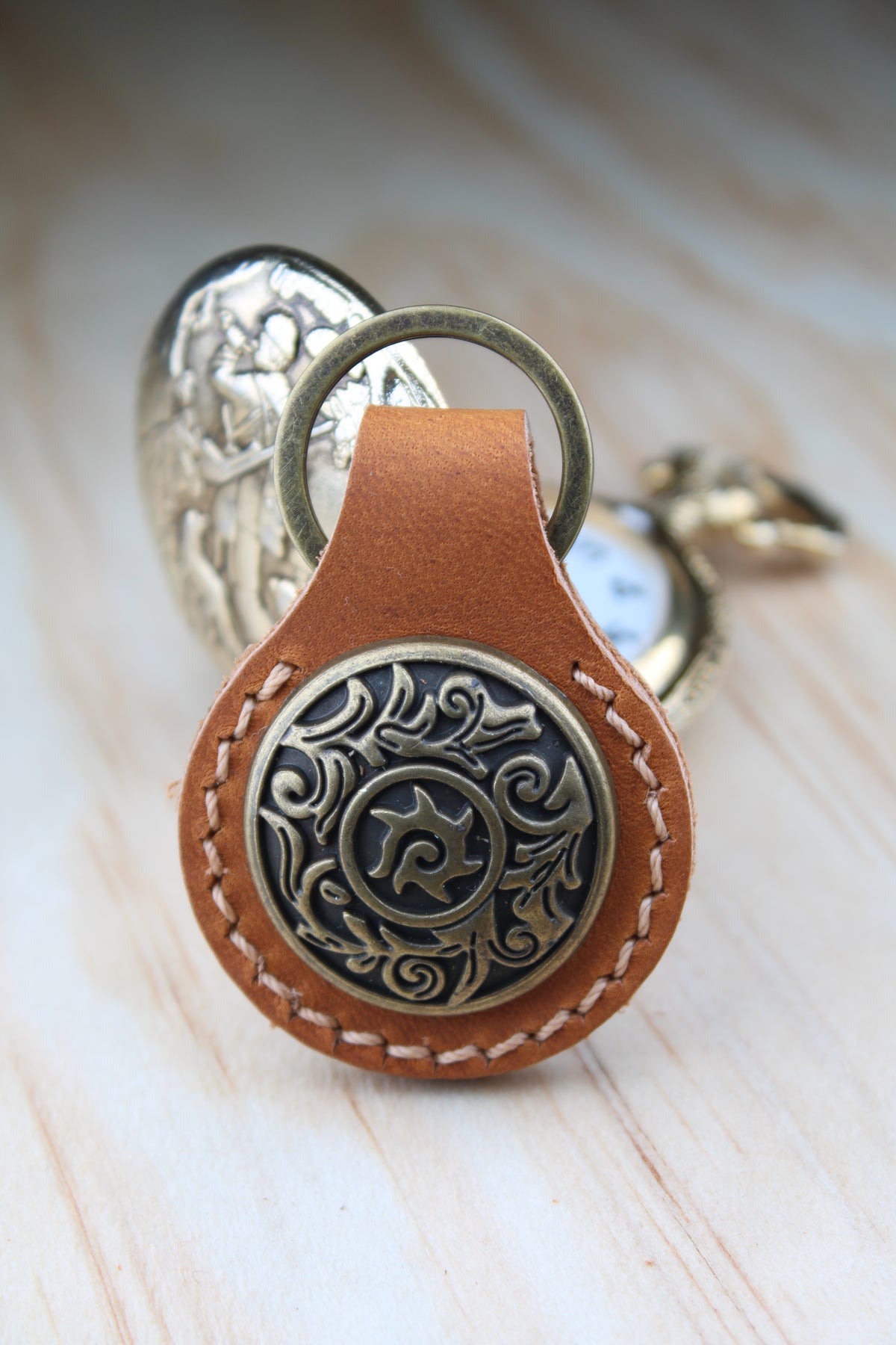 The Scrollwork Keychain