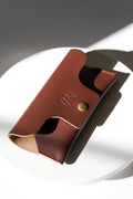 Handmade Foldable Leather Glasses Case