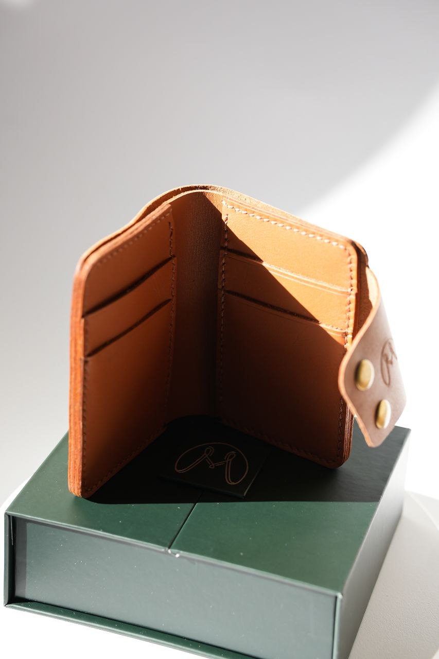The Vanguard Vertical Leather Wallet